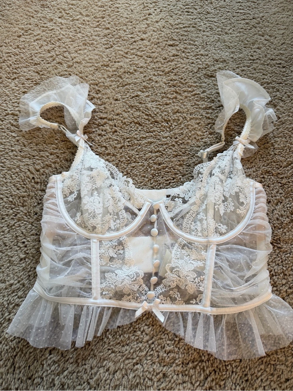 For love and lemons Bridal Lace Bralette